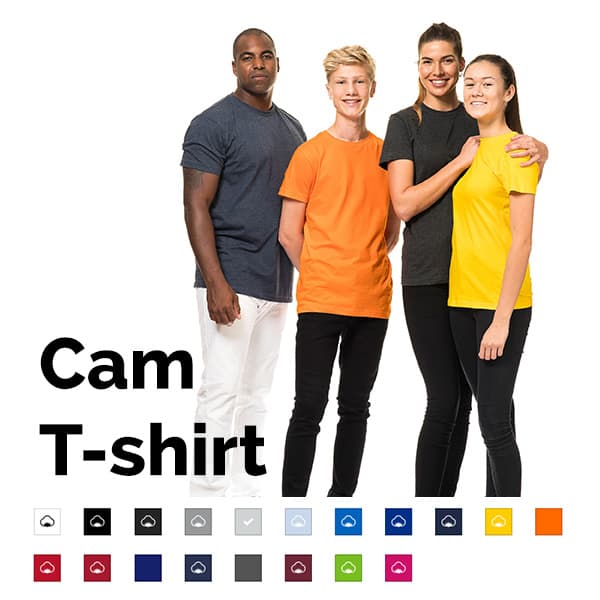 T-shirt i mange farver