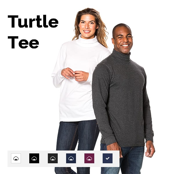Turtle neck T-shirt